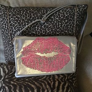 Metallic and Beaded Fashion Bag